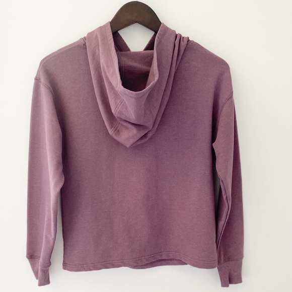 Jill Yoga Hooded with a front Knot Sweatshirt - Picture 2 of 7